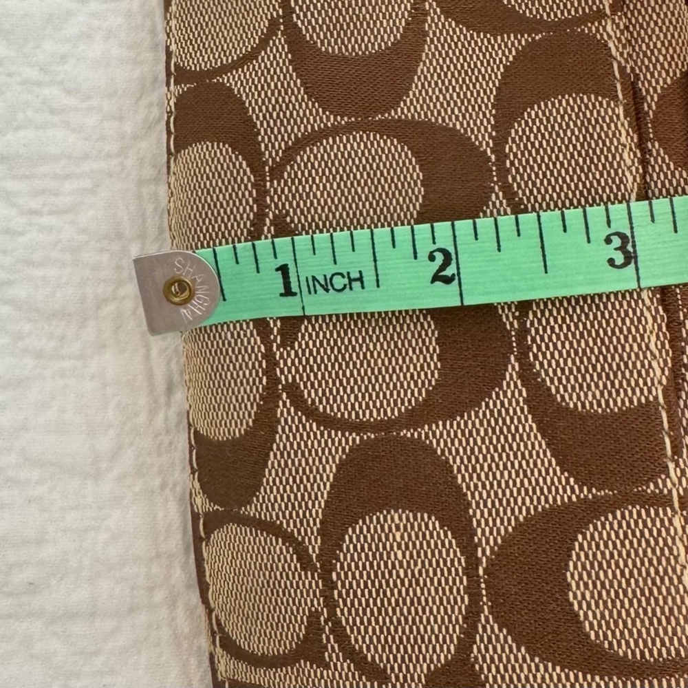 Coach signature mini pochette bag beading monogram rare limited edition vintage - Picture 11 of 11